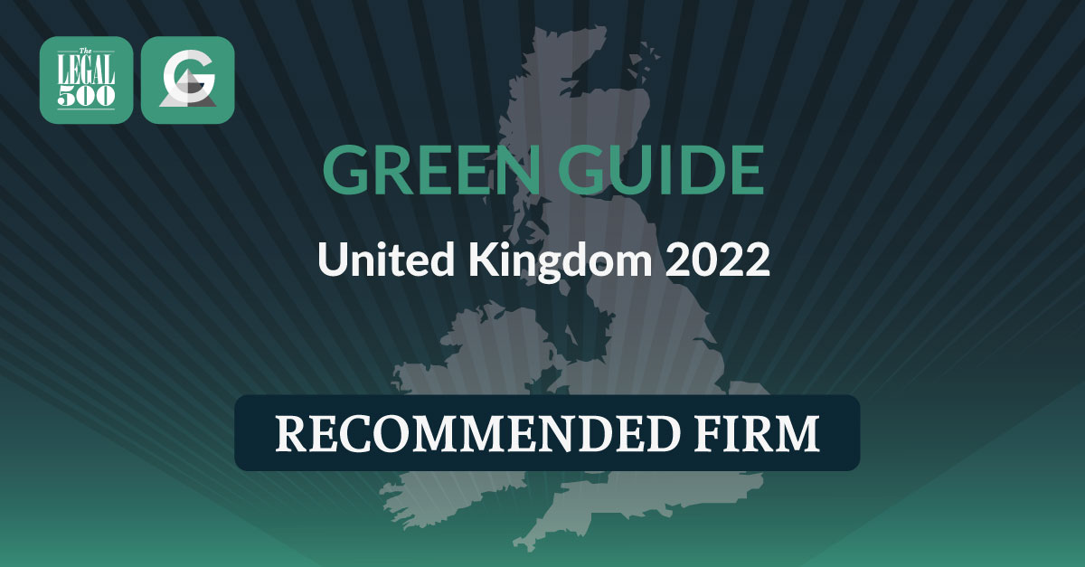 The Legal 500 UK Green Guide 2022