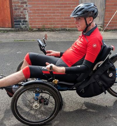 Alastair On The Recumbrent