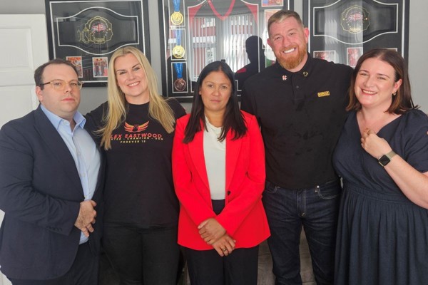 Thomas Jervis, Nikita Eastwood, Lisa Nandy, Ste Eastwood, Jill Paterson