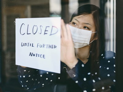 COVID Closed Business Sign