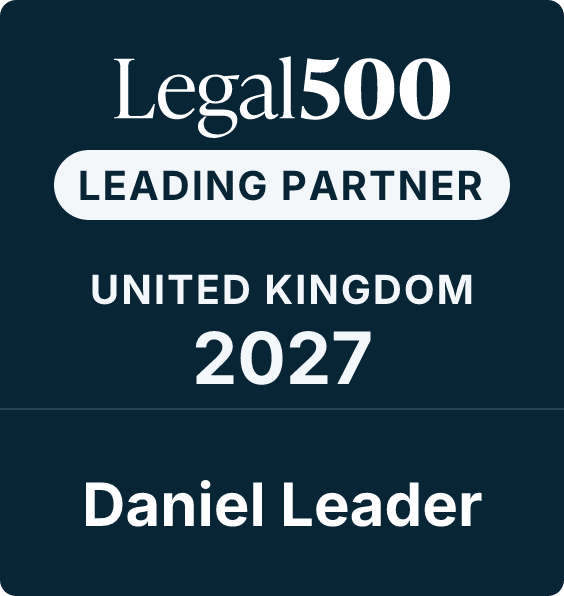 Legal 500 Leading Partner 2027 Daniel Leader