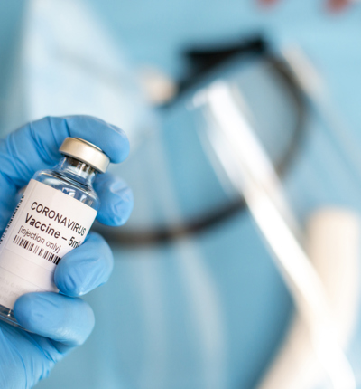 Covid vaccine bottle