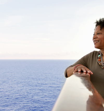 women on cruise ship