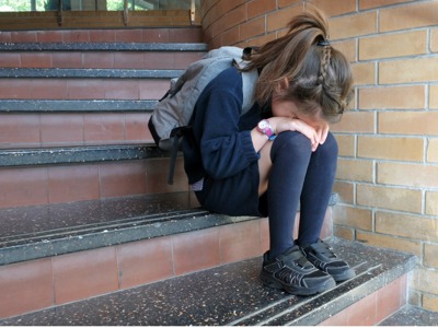 Schoolgirl Crying Flipped