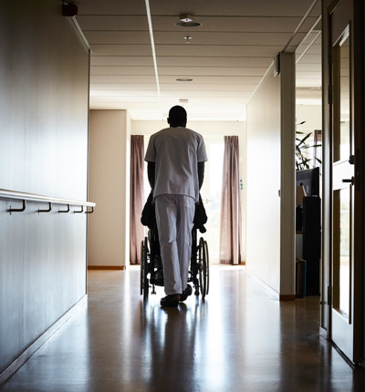 nurse with patient