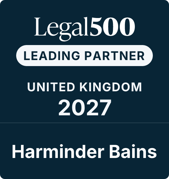 L500 Harminder Bains Leading Partner Personal Injury Claimant 2027