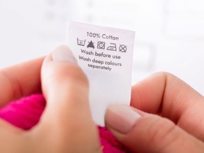 Garment care label