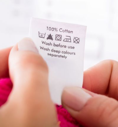 Garment care label
