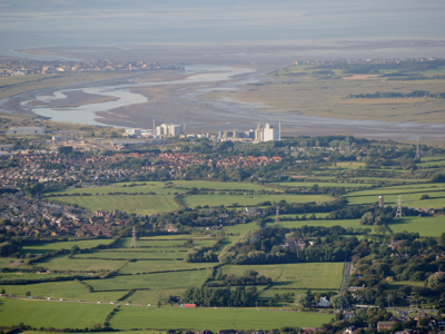 Thornton Cleveleys aerial view
