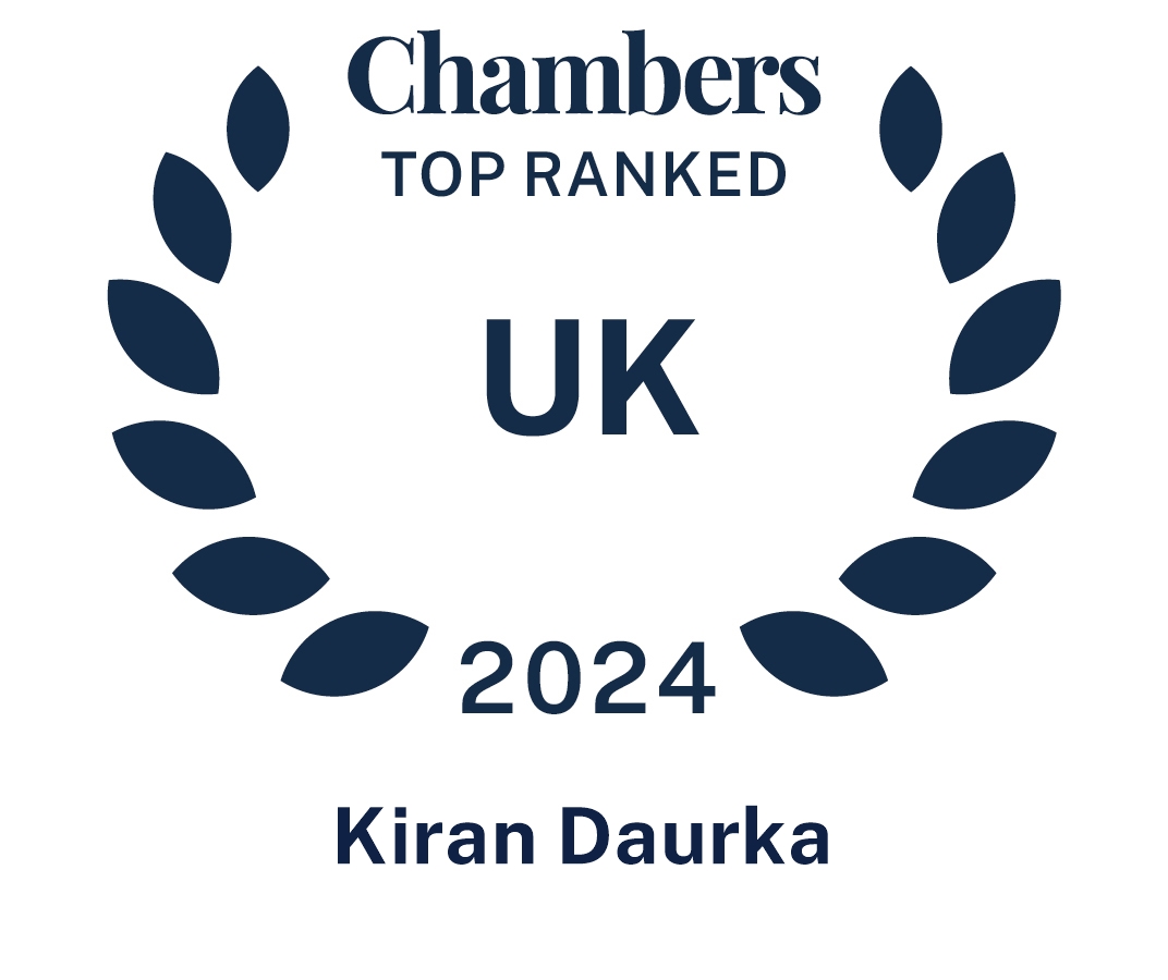 chambers top ranked 2024, Kiran Duarka