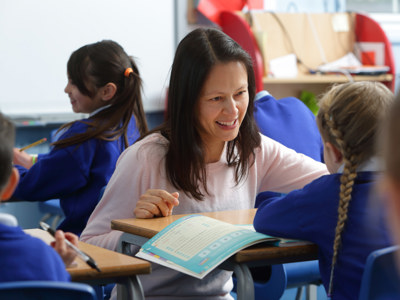 teacher in class
