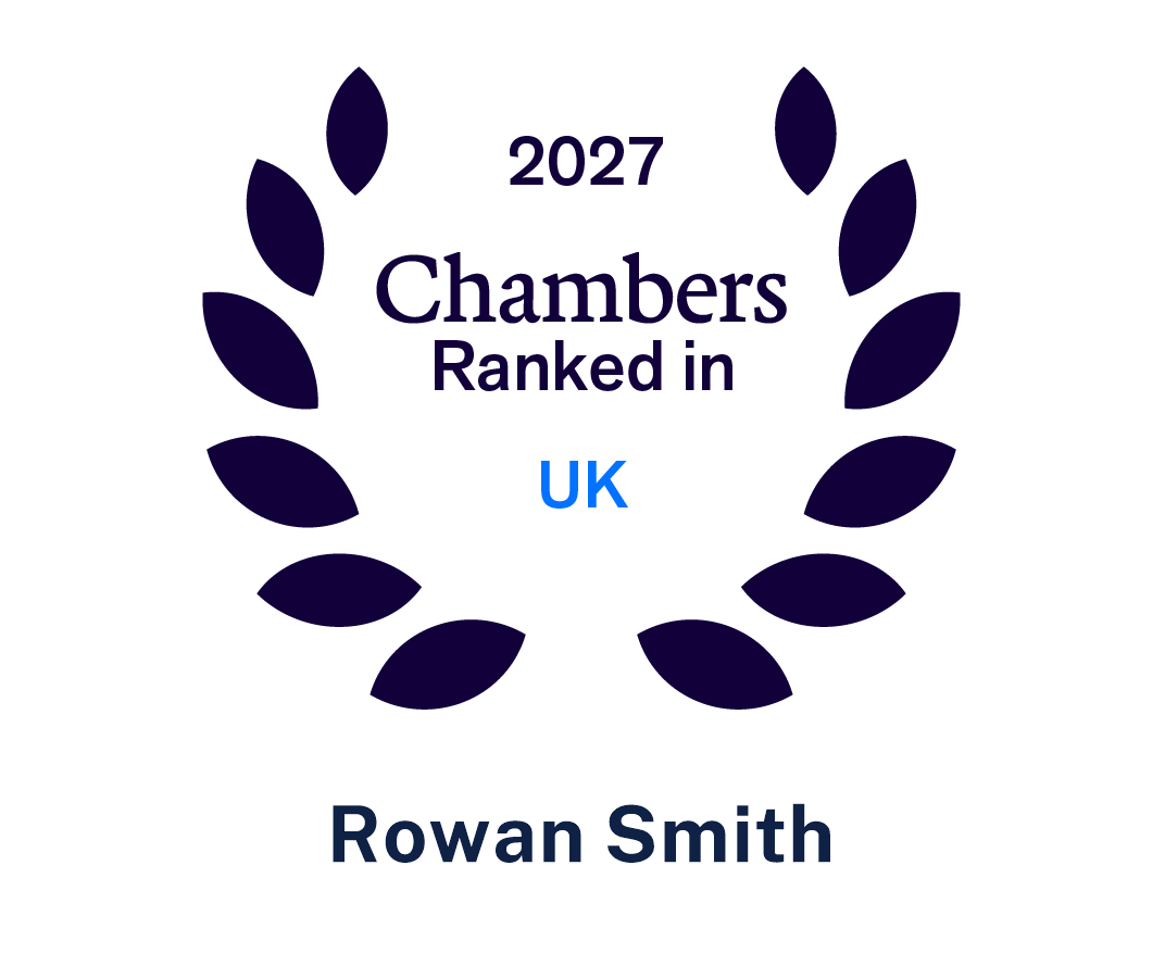 2027 Chambers Ranked in UK Rowan Smith