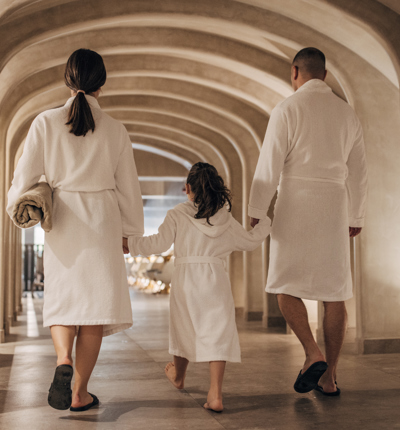 Family In Hotel