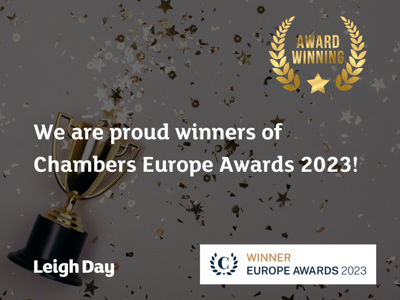 2023 Chambers Europe Awards!