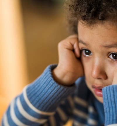Young Boy Crying
