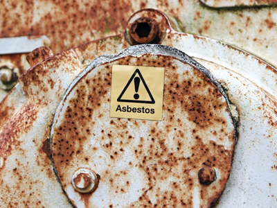 Asbestos warning