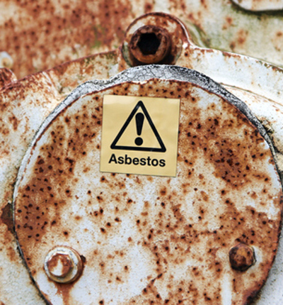 Asbestos warning