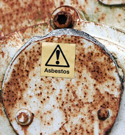 Asbestos warning