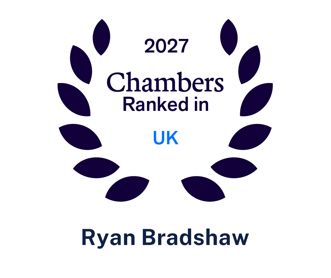 2027 Chambers Ranked in UK Ryan Bradshaw