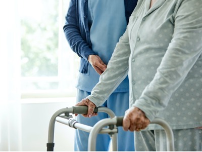 Carer With Elderly Woman