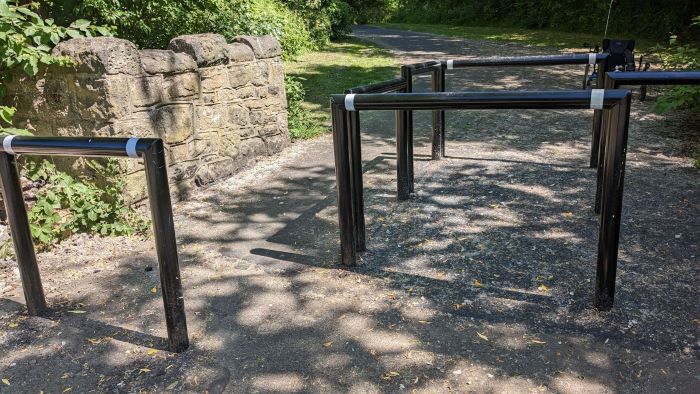 Image of the new barriers