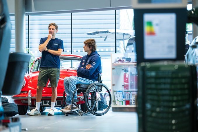 GB para-cyclist Callum Russell