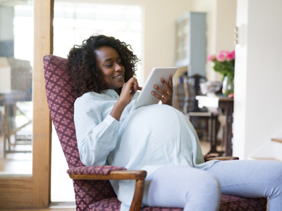 Pregnant Black Woman
