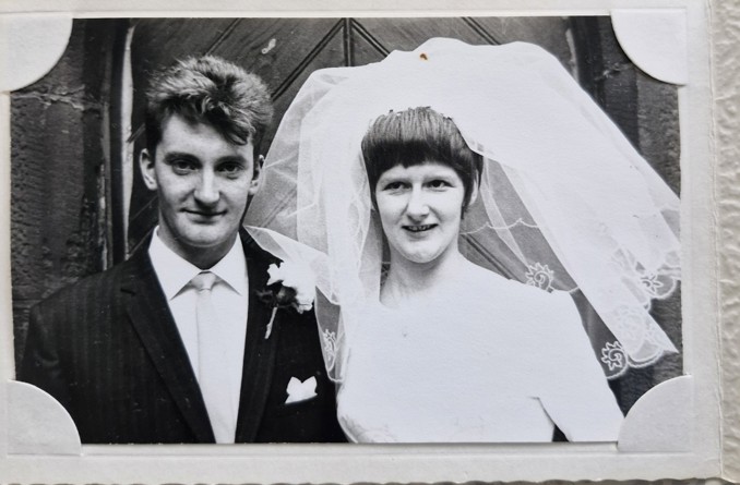 Walter Freeman at his wedding in May 1969