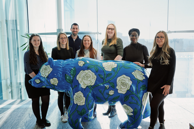 Leeds Clinical Negligence and Personal Injury teams with the bear