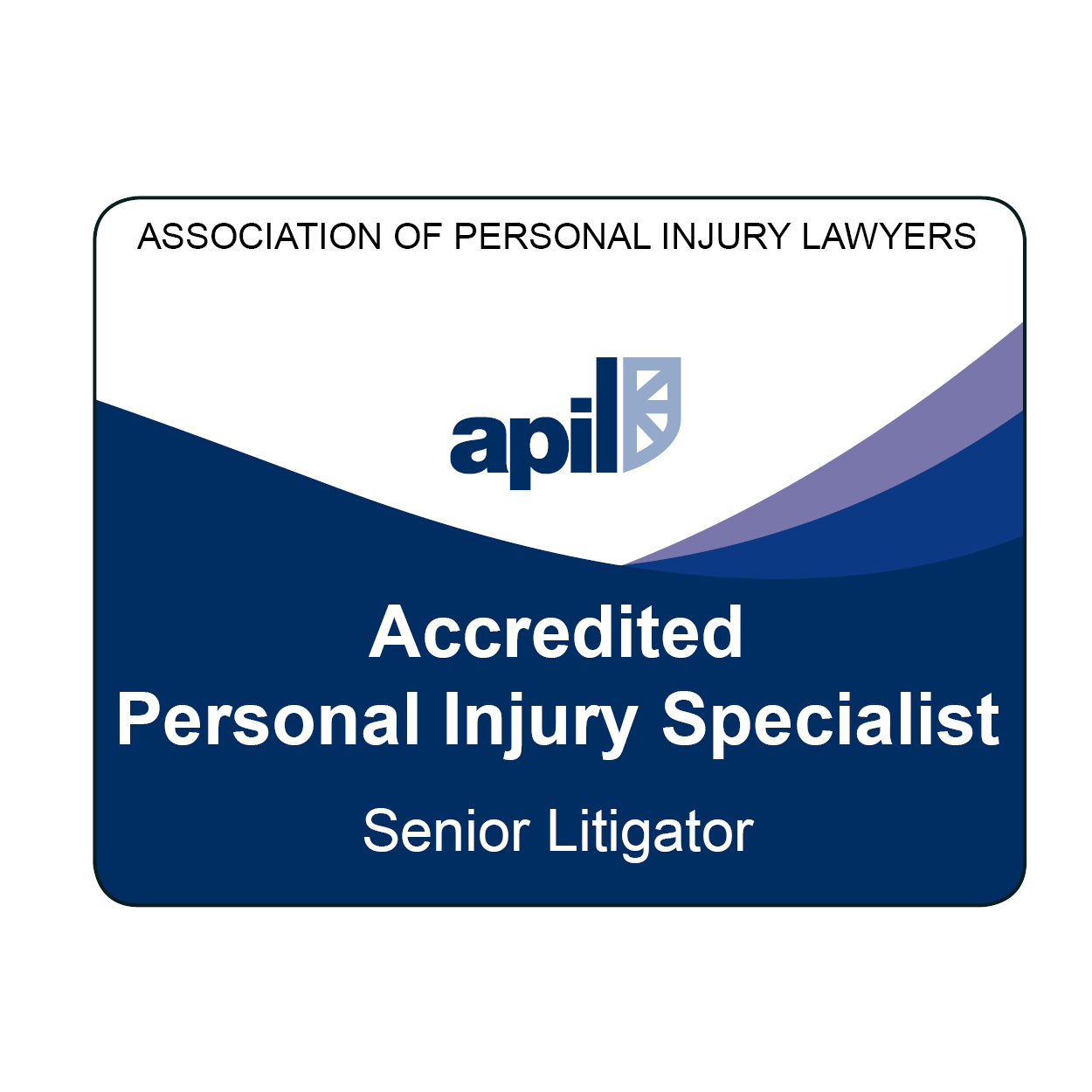 Accredited personal injury specialist