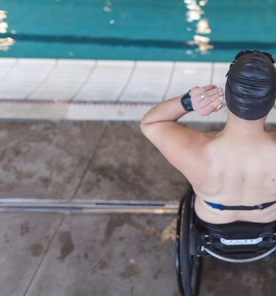 Wheelchair Swimmer