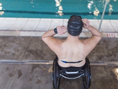 Wheelchair Swimmer