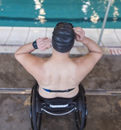 Wheelchair Swimmer