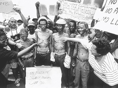 Asbestos protest Asbestos South Africa