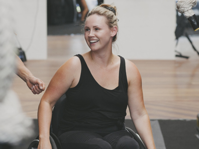 Dancer wheelchair user