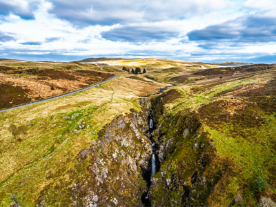 Rhaedr Y Cwm Waterfall