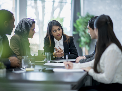 group of women at table