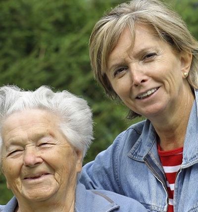 Mum And Elderly Parent