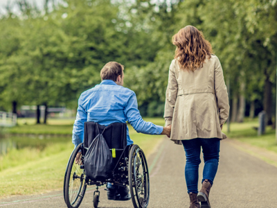 Disability Walk Couple