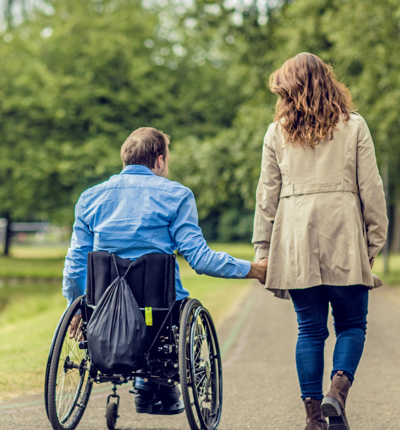 Disability Walk Couple