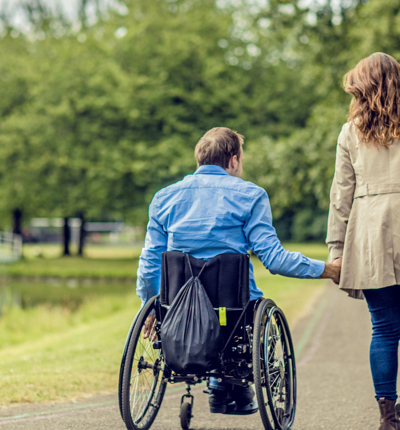 Disability Walk Couple