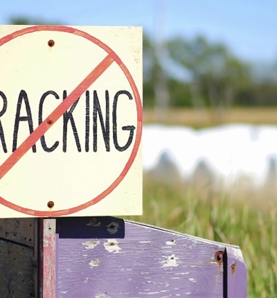 No Fracking Sign