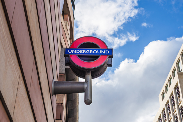 train passing through london underground
