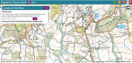 Kent County Council's map