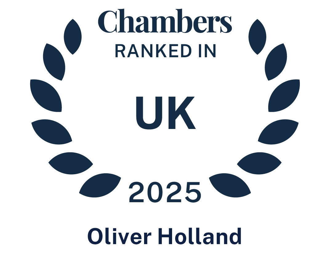 Oliver Holland ranked Chambers UK 2025