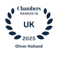 Oliver Holland ranked Chambers UK 2025