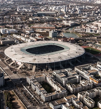 Stade de France stadium from above