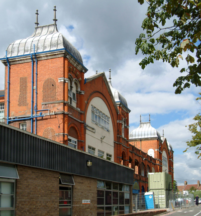 Whipps Cross hospital on a sunny day in Summer
