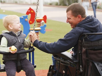 Disabled Dad And Son