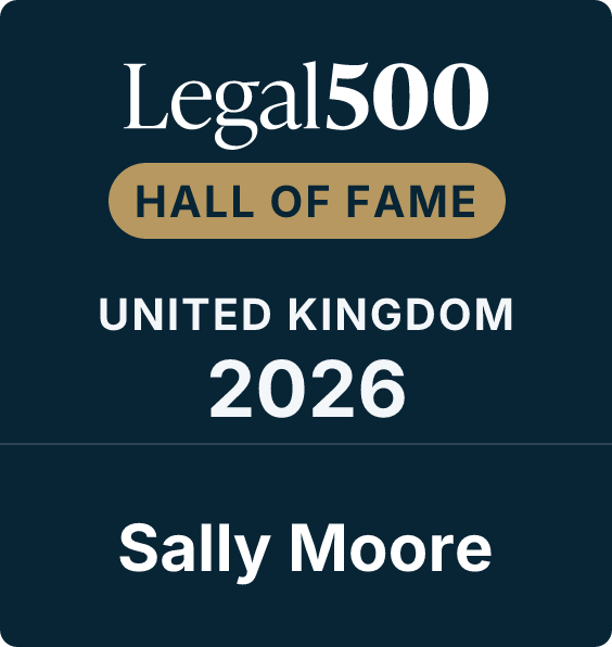 Legal 500 Hall of Fame 2026 Sally Moore